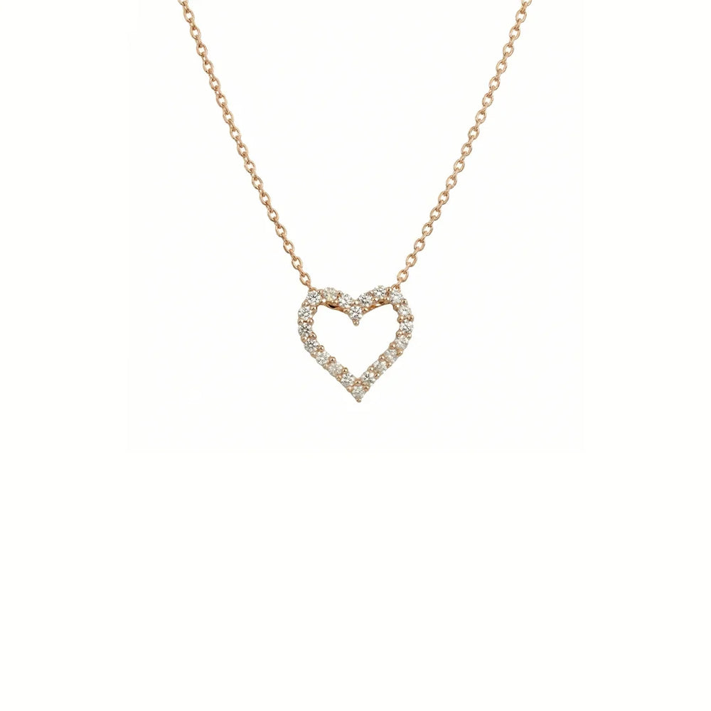 Collar de diamantes en oro amarillo 18K