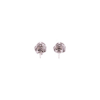 Aretes de diamantes en oro blanco 18K