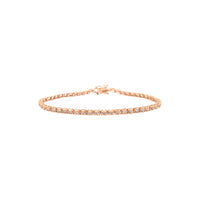 Pulsera de diamantes en oro amarillo 18K