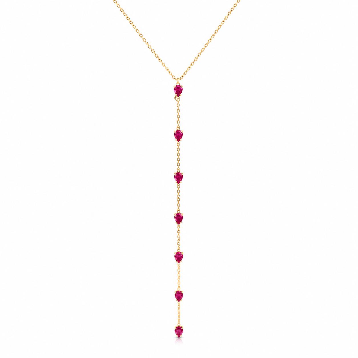 Collar de rubíes