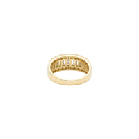 Anillo de diamantes en oro amarillo 18K
